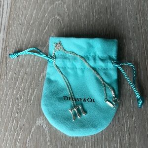 Tiffany & Co Elsa Peretti Alphabet Letter M Pendant